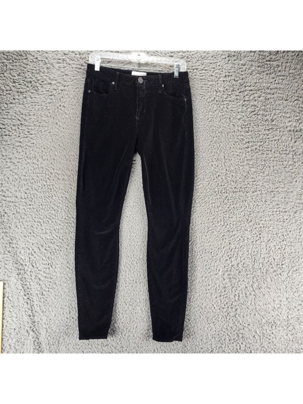 Parker Smith Jeans Womens 27 Black Stretch Velvet Skinny